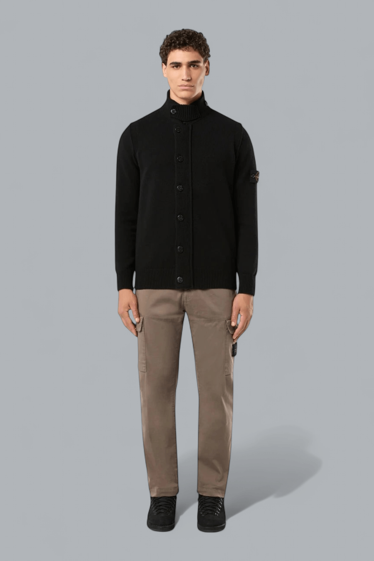 LAMBSWOOL BUTTON-UP CARDIGAN