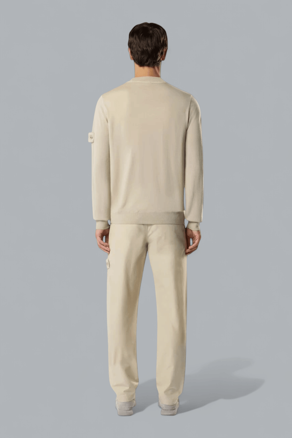 LIGHT PURE RWS WOOL GHOST CREWNECK