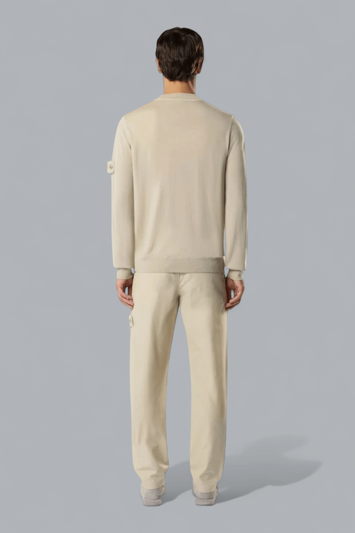 LIGHT PURE RWS WOOL GHOST CREWNECK