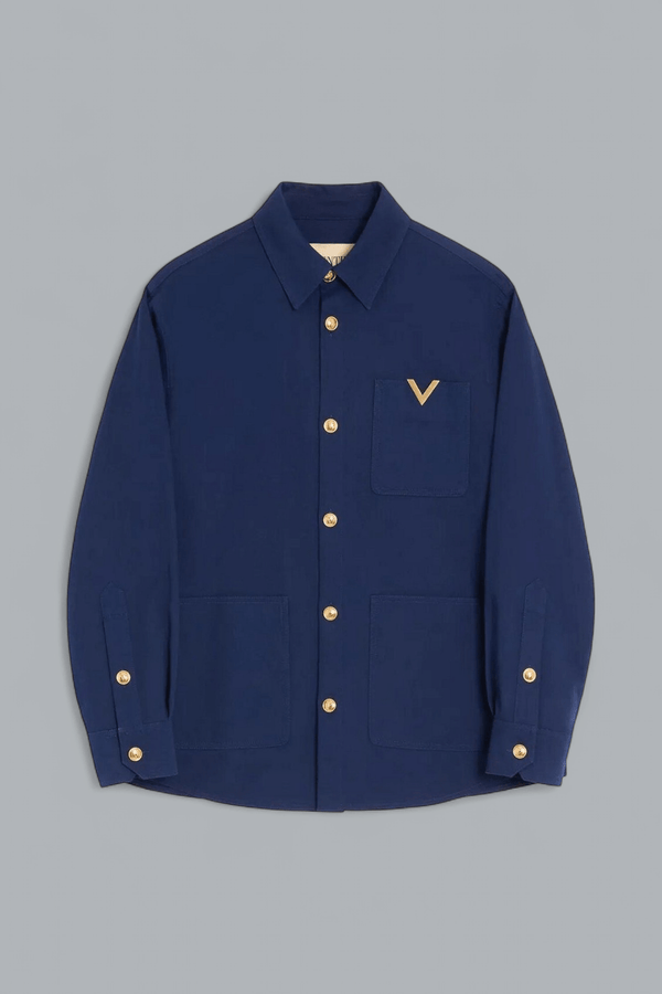 OVERSHIRT VLOGO BLUE
