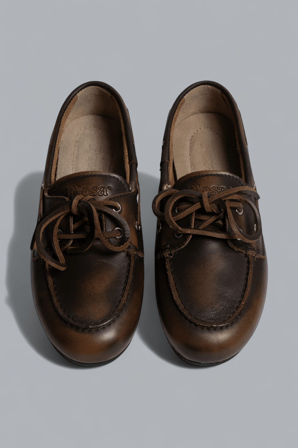 BOAT LOAFERS BRUSHED LEATHER
