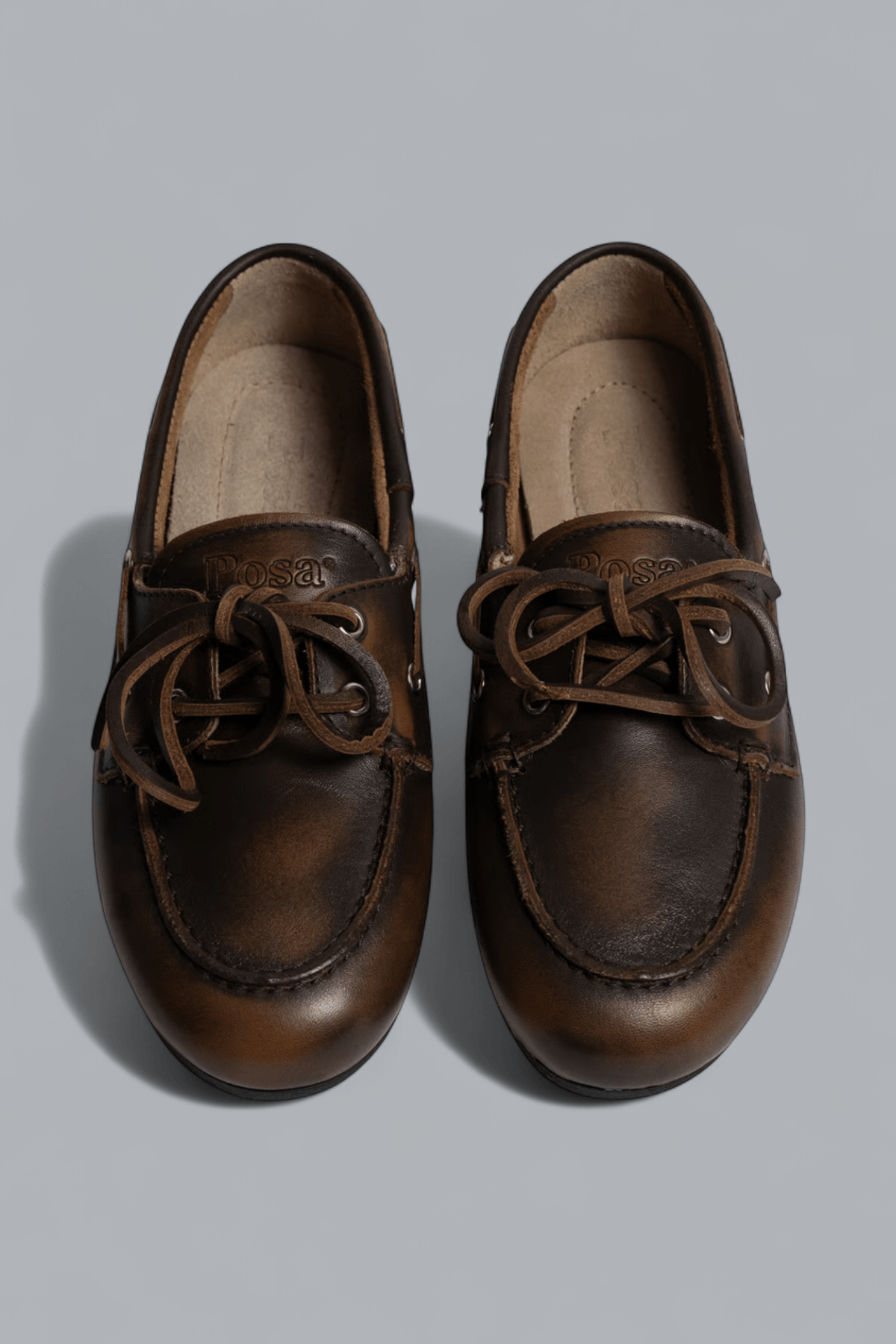 BOAT LOAFERS BRUSHED LEATHER