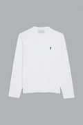 CONTRASTED AMI DE COEUR LONG SLEEVE T-SHIRT