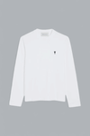 CONTRASTED AMI DE COEUR LONG SLEEVE T-SHIRT