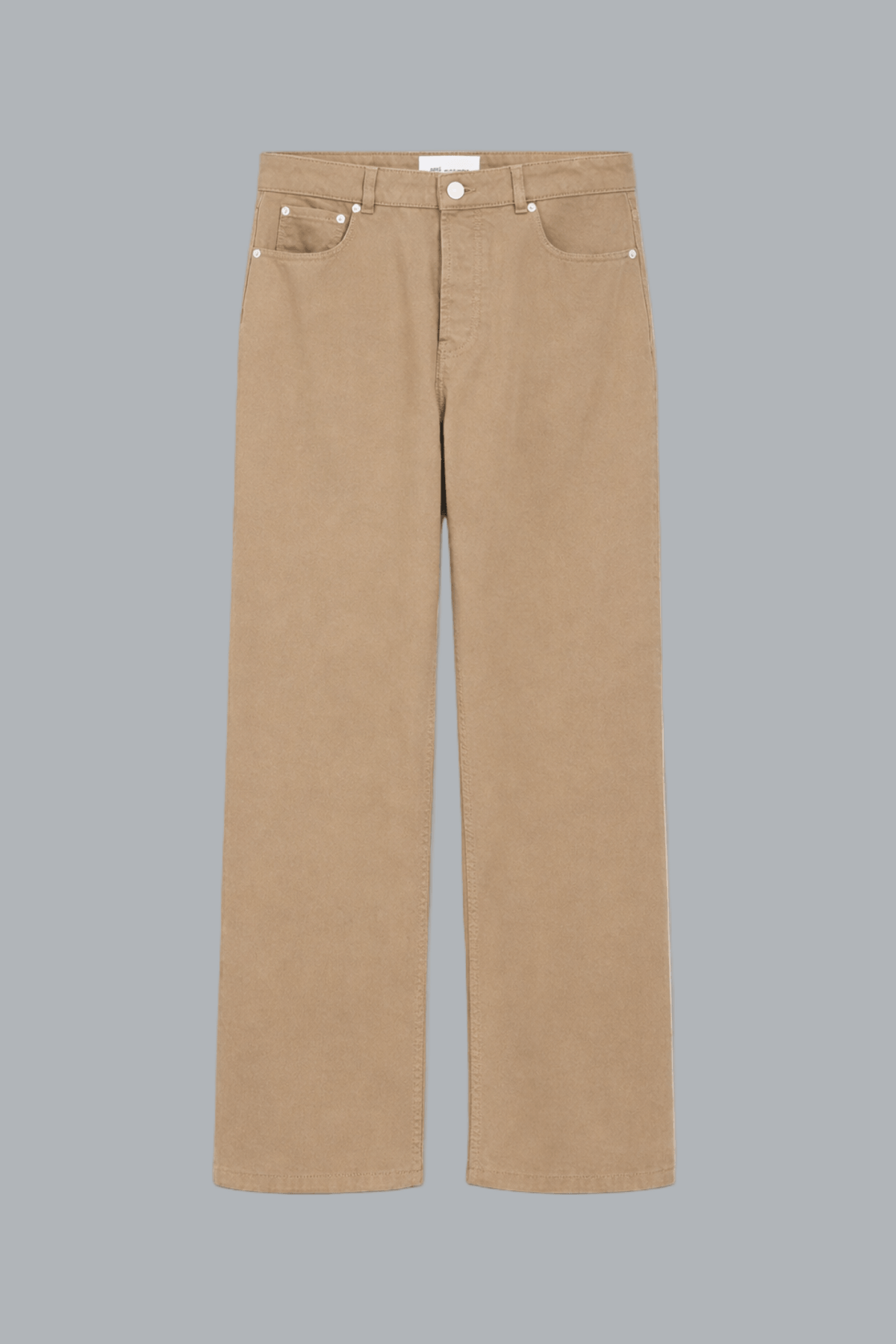 LARGE FIT JEANS BEIGE TAUPE