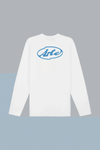 Back Circle Logo Longsleeve White