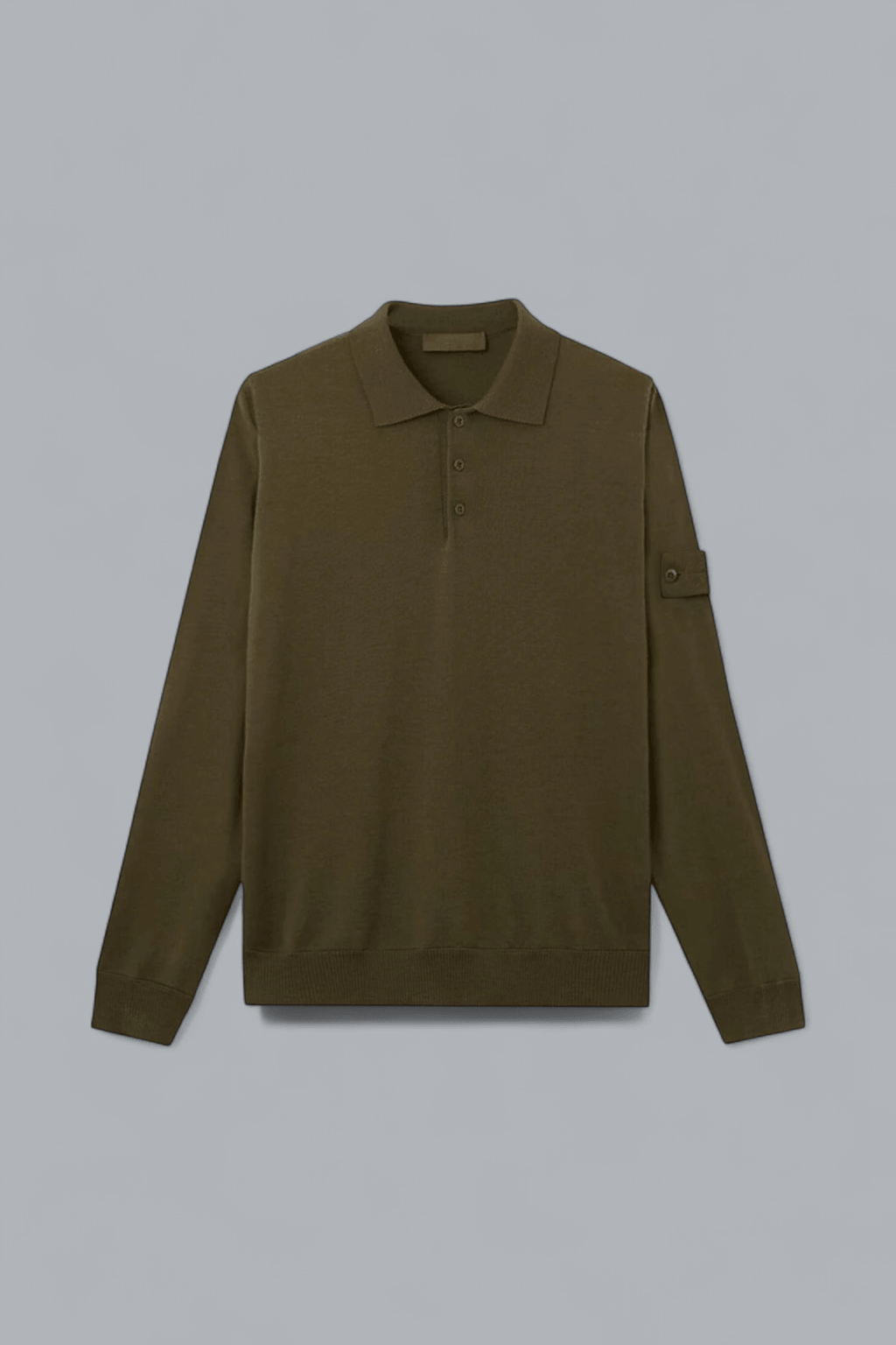 LIGHT PURE RWS WOOL GHOST POLO SHIRT