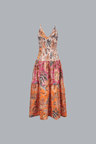 LIGIA FLORAL MIX SLEEVELESS MAXI DRESS