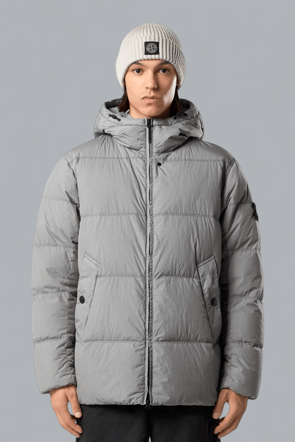 GARMENT DYED CRINKLE REPS NY DOWN JACKET