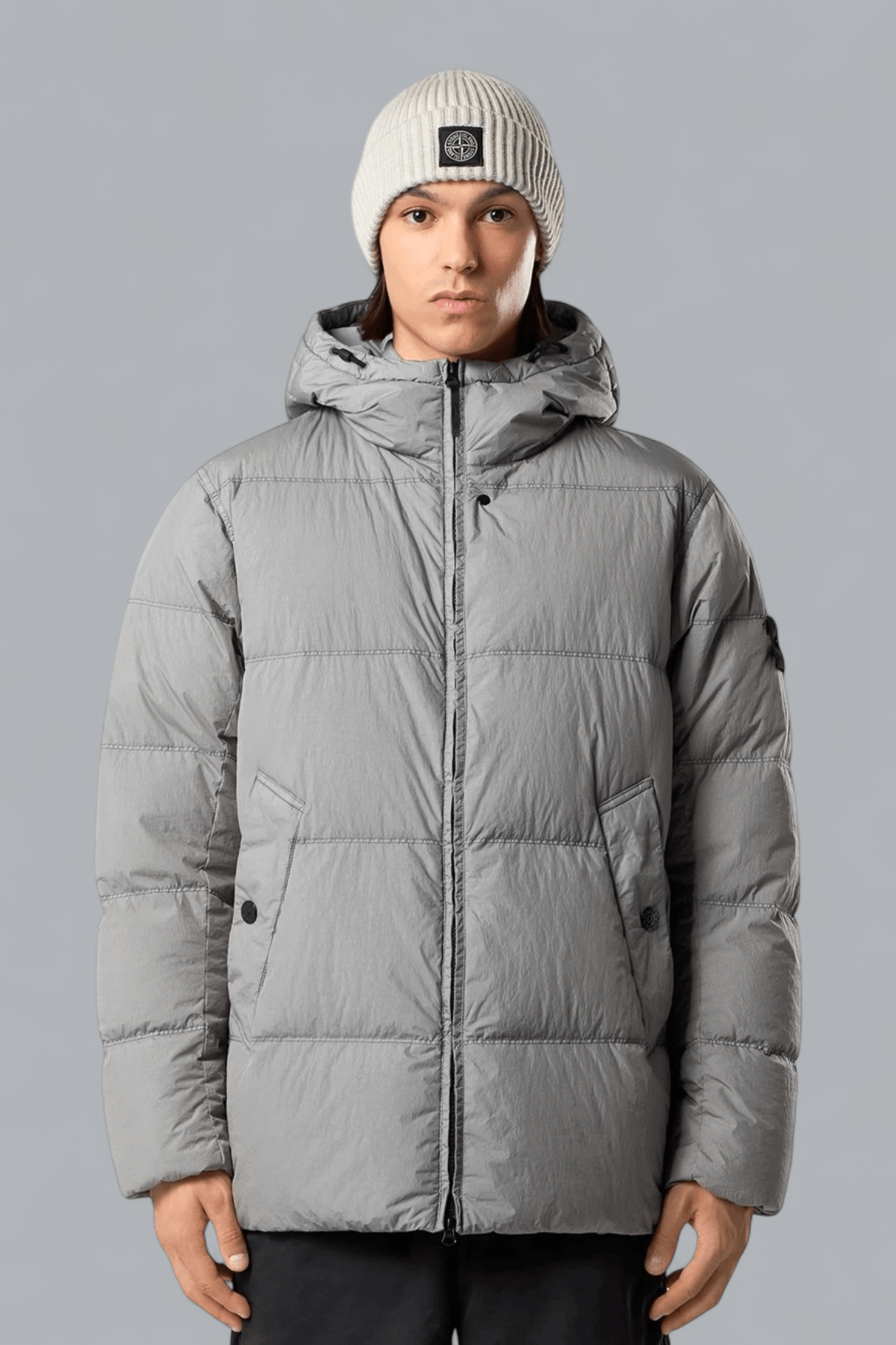 GARMENT DYED CRINKLE REPS NY DOWN JACKET