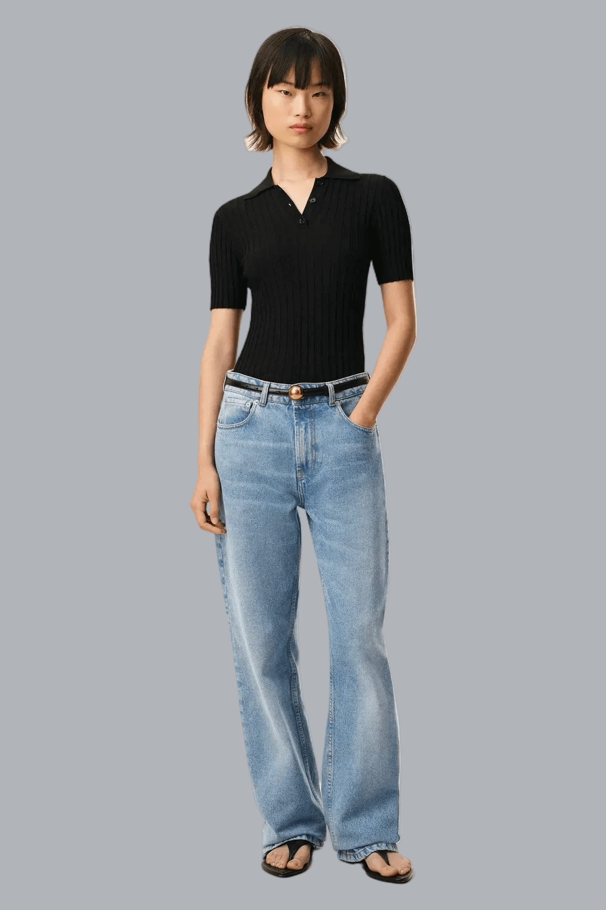 JEAN LARGE FIT USED BLUE