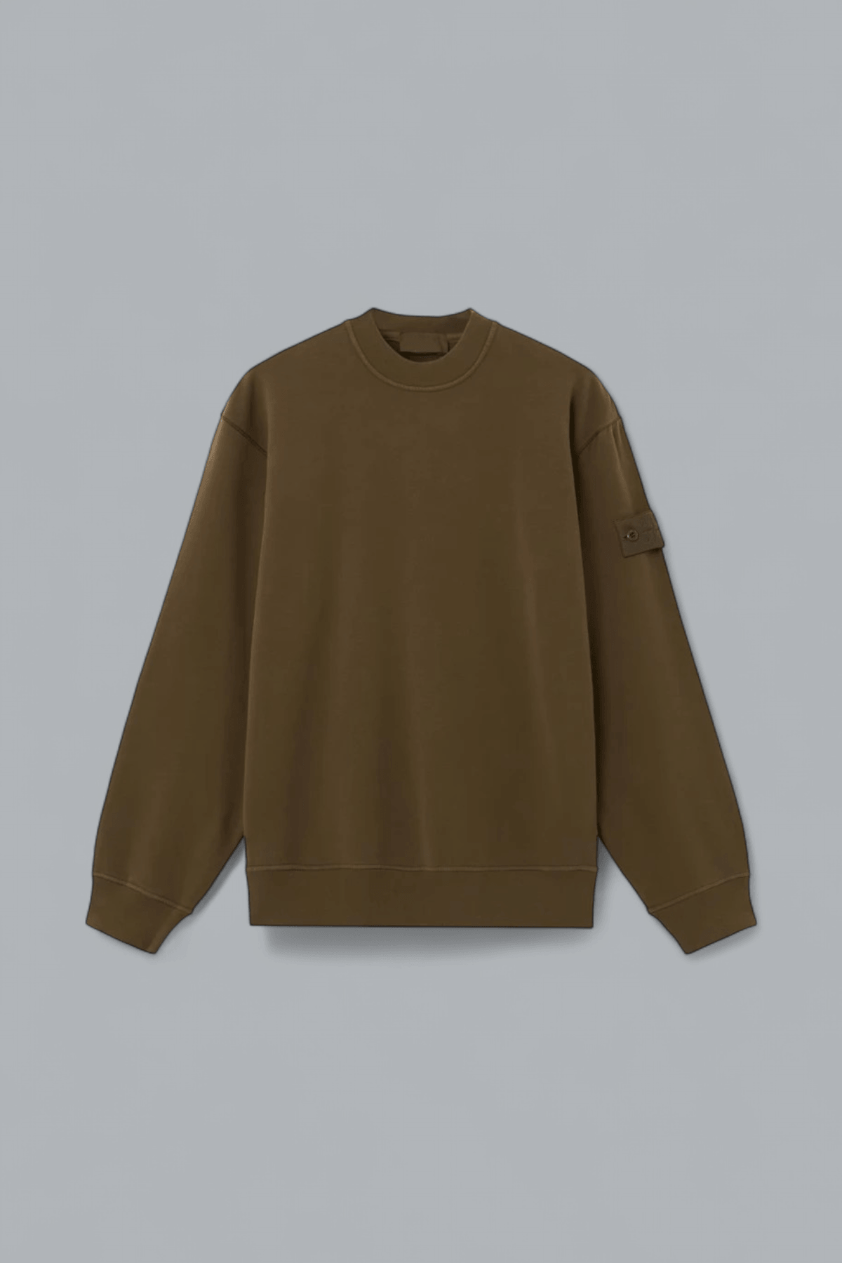 ORGANIC COTTON STRETCH FLEECE GHOST SWEATER