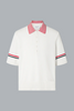SAILBOAT JERSEY STITCH RWB STRIPE RUGBY POLO SHIRT