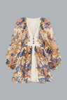 SEA GARDEN OFF-WHITE MINI BUBBLE JURK