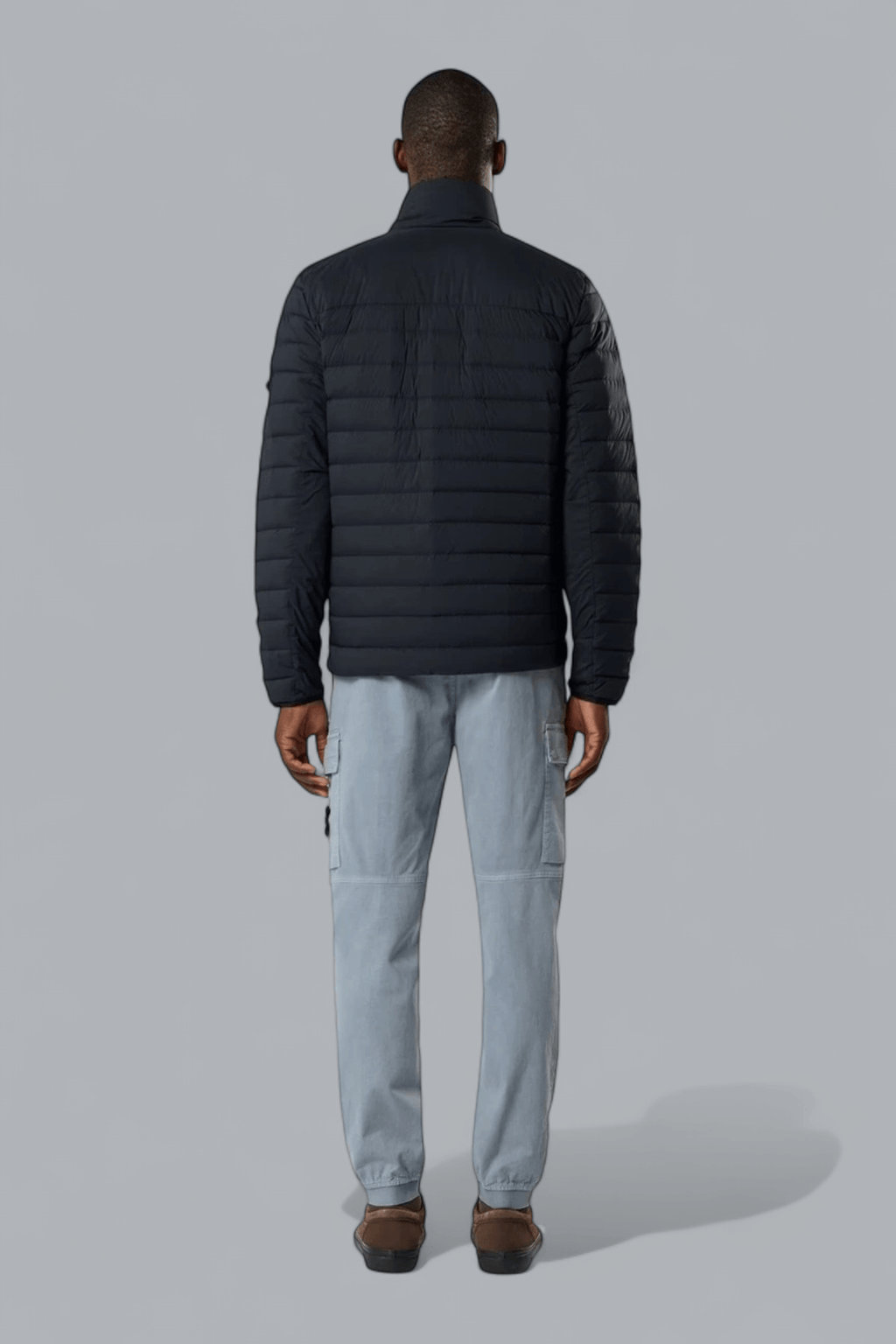 STRETCH ORGANIC BROKEN TWILL COTTON 'OLD' EFFECT CARGO PANTS