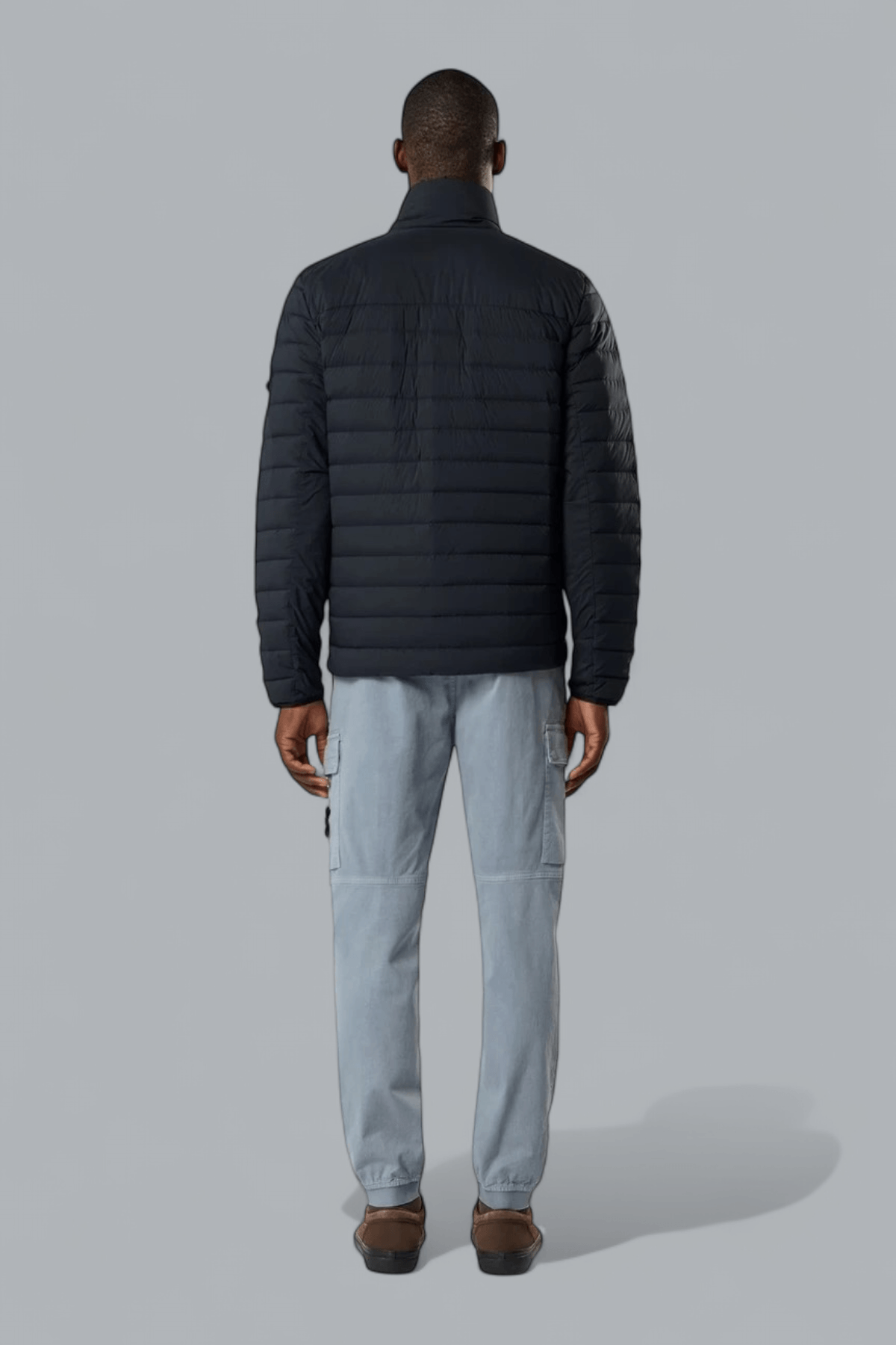 STRETCH ORGANIC BROKEN TWILL COTTON 'OLD' EFFECT CARGO PANTS