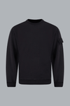 ORGANIC COTTON STRETCH FLEECE GHOST SWEATER