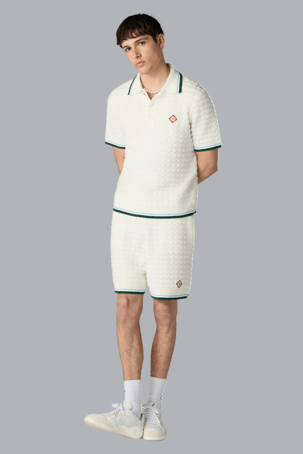 BOUCLÉ POLO SHIRT