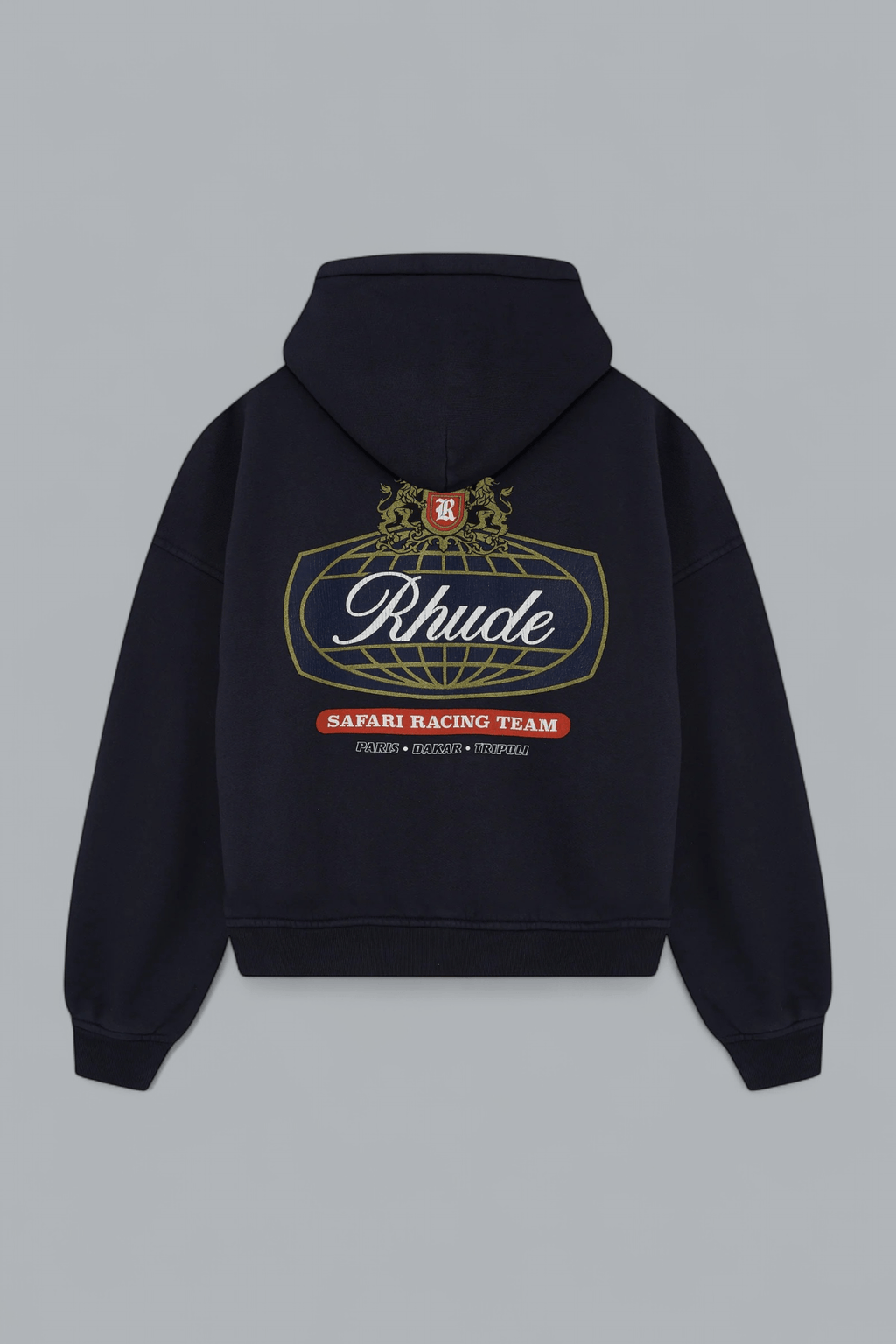SAFARI CREST ZIP THROUGH HOODIE