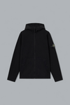 ORGANIC COTTON INTERLOCK ZIP THROUGH HOODIE