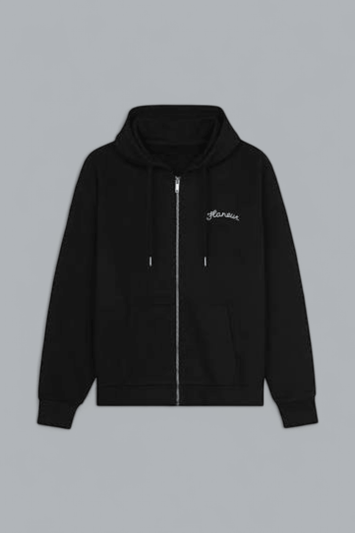 SIGNATURE LOGO ZIP THROUGH HOODIE