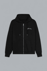 SIGNATURE LOGO ZIP THROUGH HOODIE