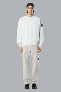 Sweatshirt van biologisch katoen fleece, lichtblauw