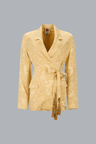 BEIGE LONG SLEEVE BLAZER