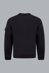 ORGANIC COTTON STRETCH FLEECE GHOST SWEATER