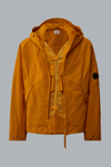 TWILL HOODED LENS JACKET ORANGE