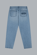 Circle Logo Pocket Pants Denim Bleach
