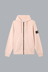 ORGANIC COTTON FLEECE ZIP THROUGH HOODIE