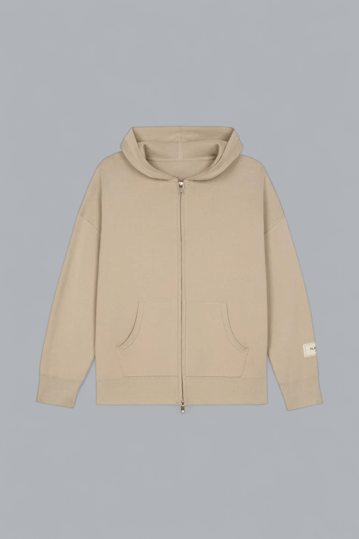 ATELIER KNIT ZIP THROUGH HOODIE