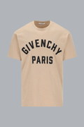 T-shirt met normale pasvorm, beige.