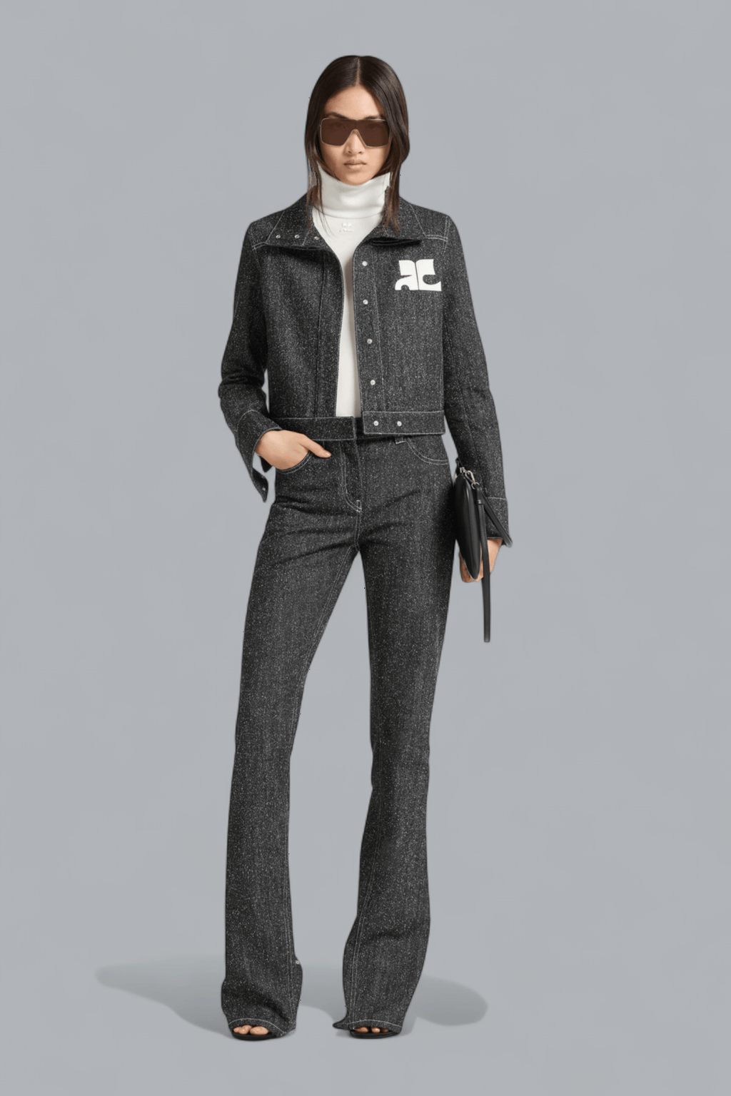 DENIM TWEED JACKET