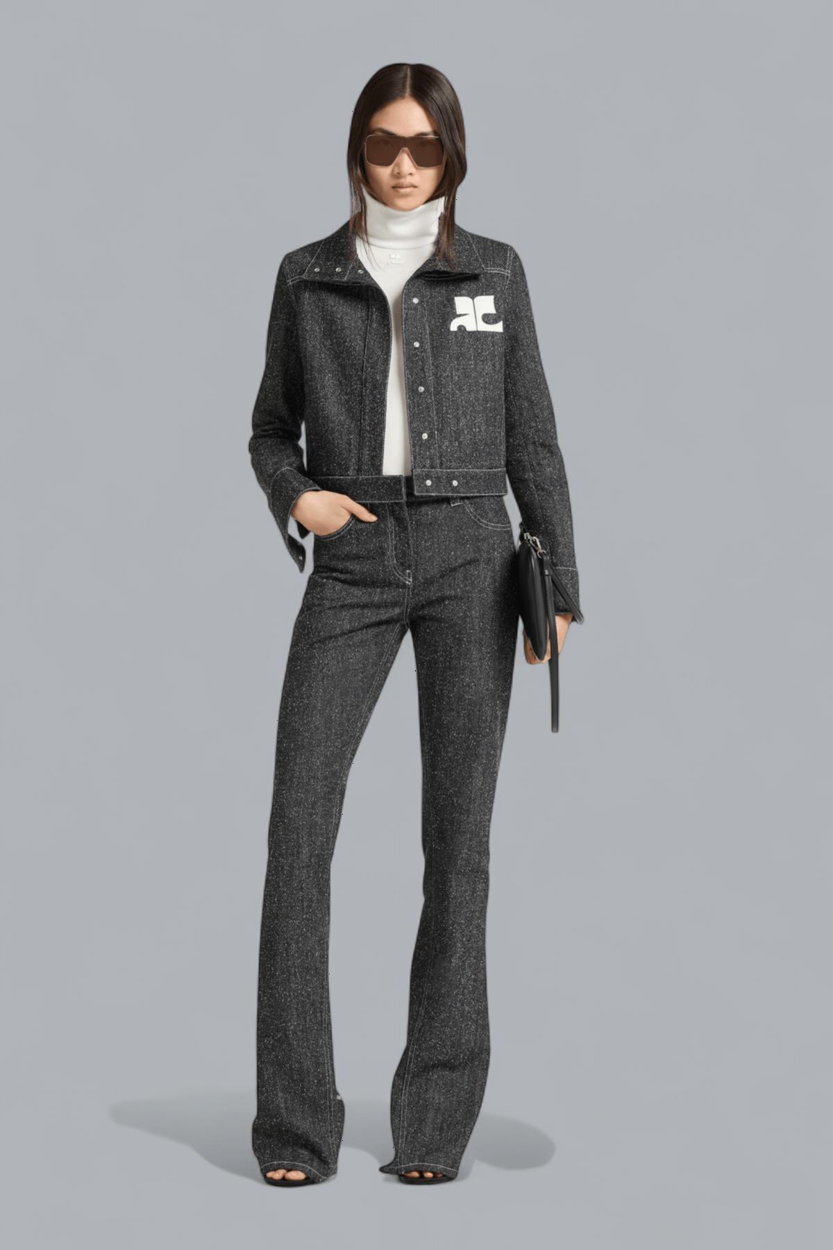 DENIM TWEED JACKET