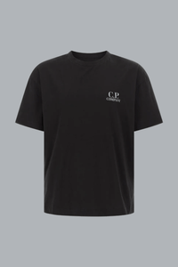 30/1 JERSEY SHORT SLEEVE LOGO T-SHIRT BLACK