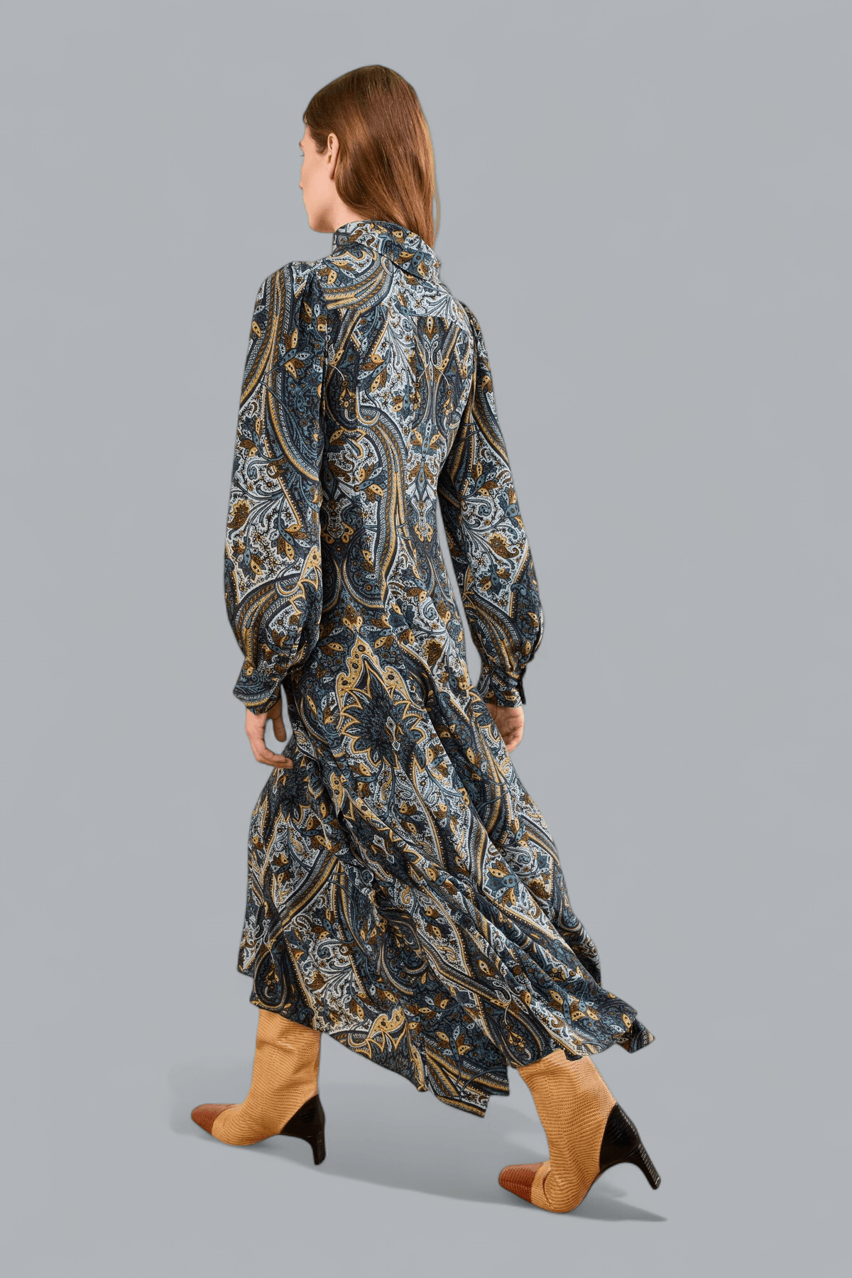 SABRINA SILK MAXI DRESS