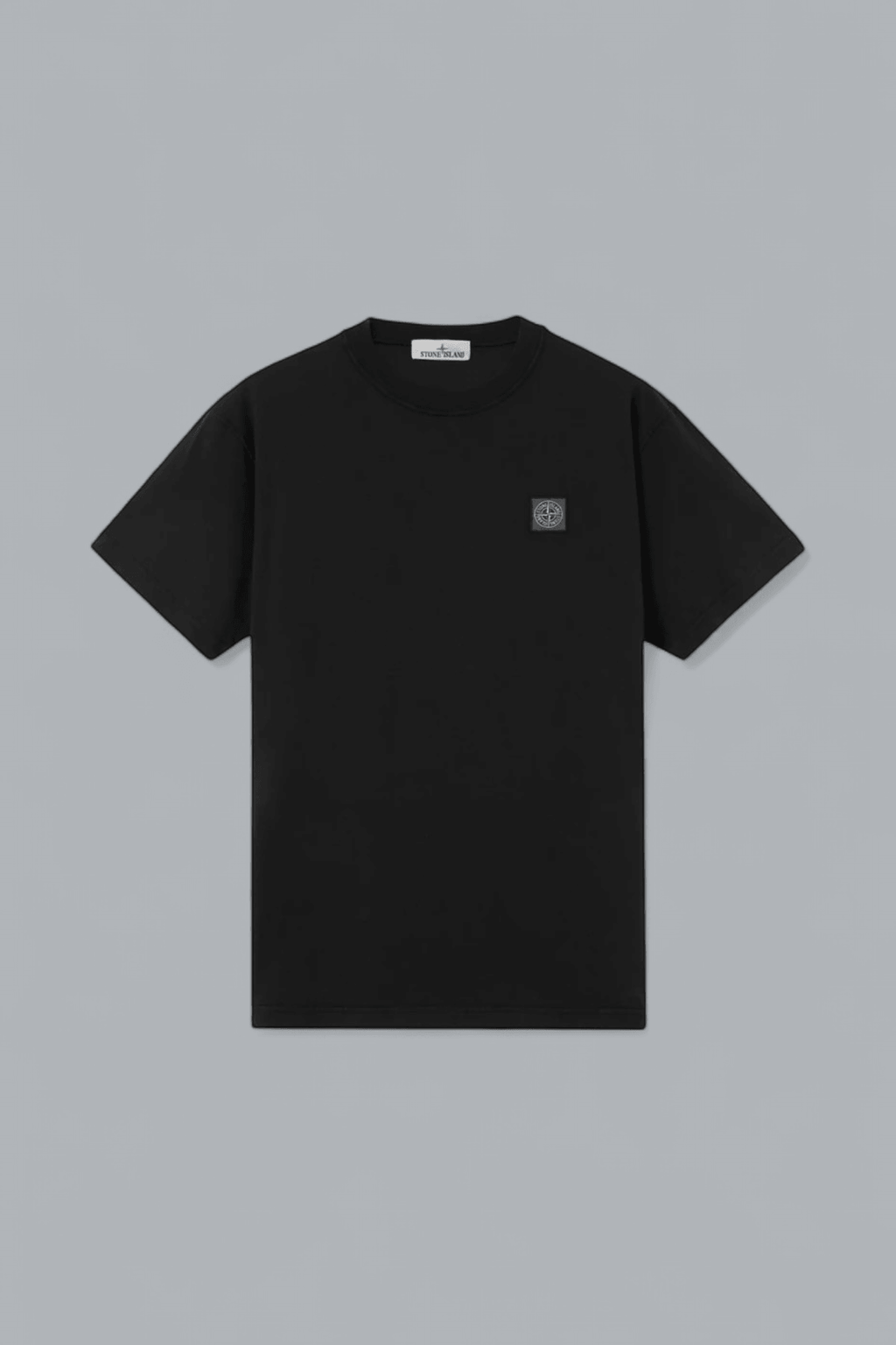 ORGANIC COTTON JERSEY 'FISSATO' EFFECT T-SHIRT