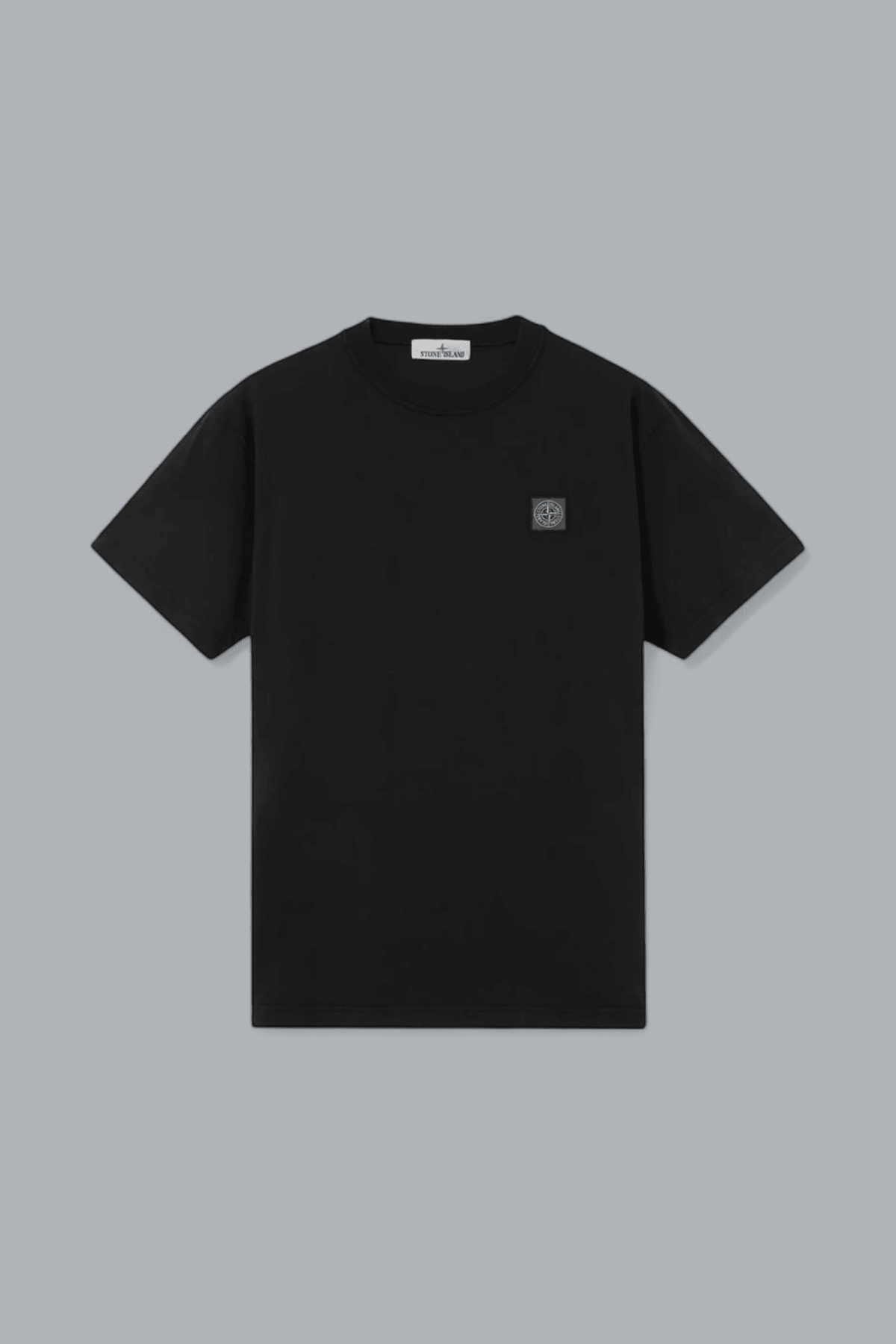 ORGANIC COTTON JERSEY 'FISSATO' EFFECT T-SHIRT