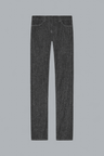 SNAP DENIM TWEED STRAIGHT JEANS