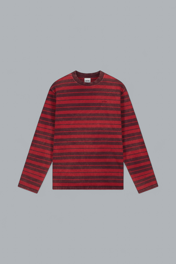 SUNFADE STRIPED LONG SLEEVE T-SHIRT