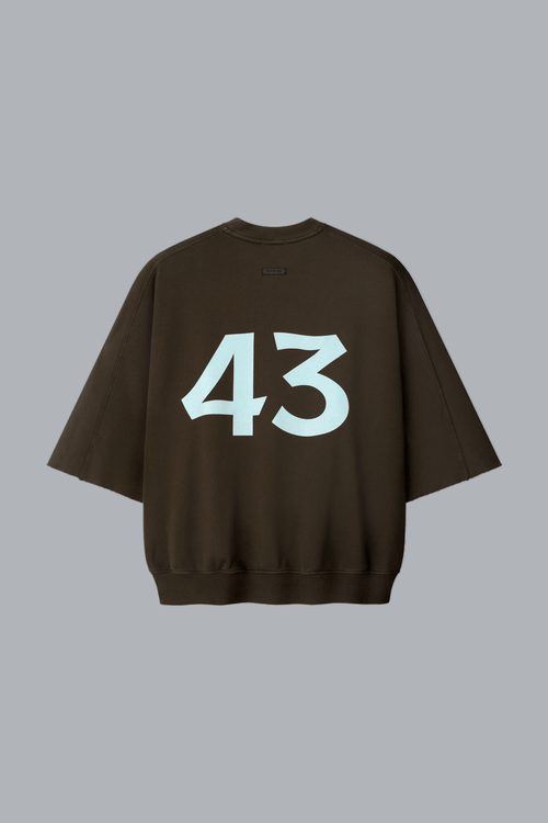 "43" CUT SLEEVE SWEATER