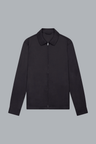 Wool Stretch Overshirt Dark Navy