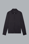Wool Stretch Overshirt Dark Navy
