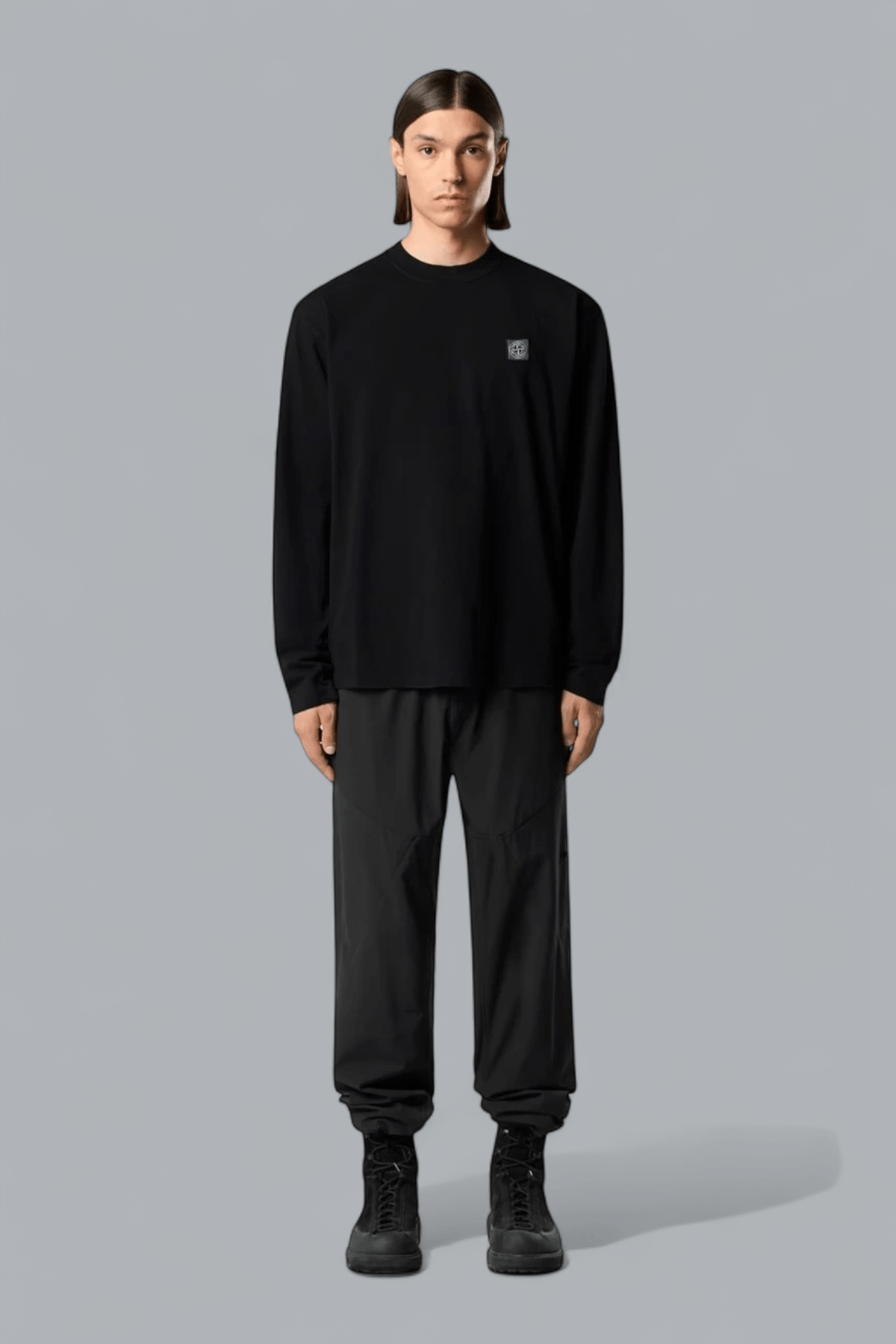 ORGANIC COTTON JERSEY LONG SLEEVE T-SHIRT