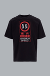WARNING HIGH RISK T-SHIRT BLACK