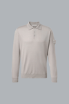 S.I. GHOST LIGHT PURE RWS WOOL POLO SHIRT DUST