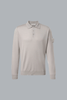 S.I. GHOST LIGHT PURE RWS WOOL POLO SHIRT DUST
