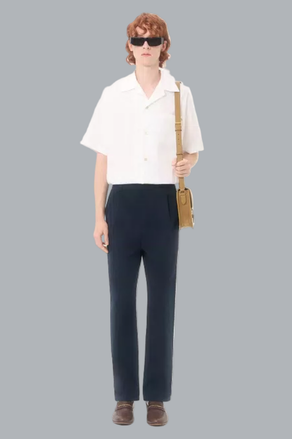 VLOGO SIGNATURE LANA MOHAIR PANTS